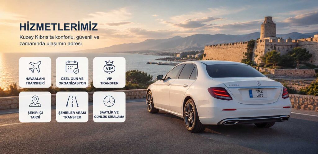 Girne merkez, Alsancak, Çatalköy ve Lapta başta olmak üzere şehrin tüm mahallelerinde 5-10 dakika içerisinde kapınızdayız.